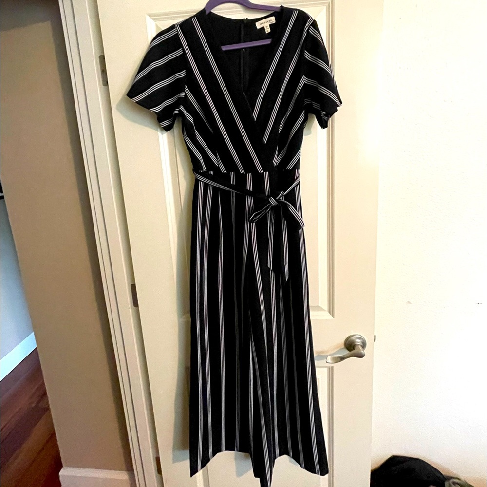 M striped jumpsuit